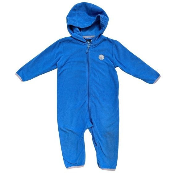 ⭐️ 5 for $25 Cool Club ProRange 80 Fleece Hooded Zipper Baby Bodysuit 80 cm - Picture 1 of 9